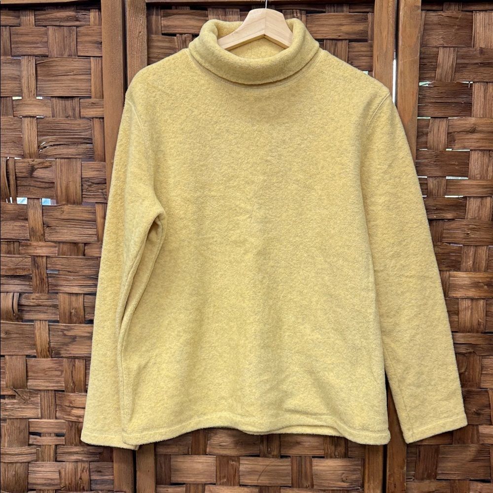 Cozy Yellow Turtleneck Sweater